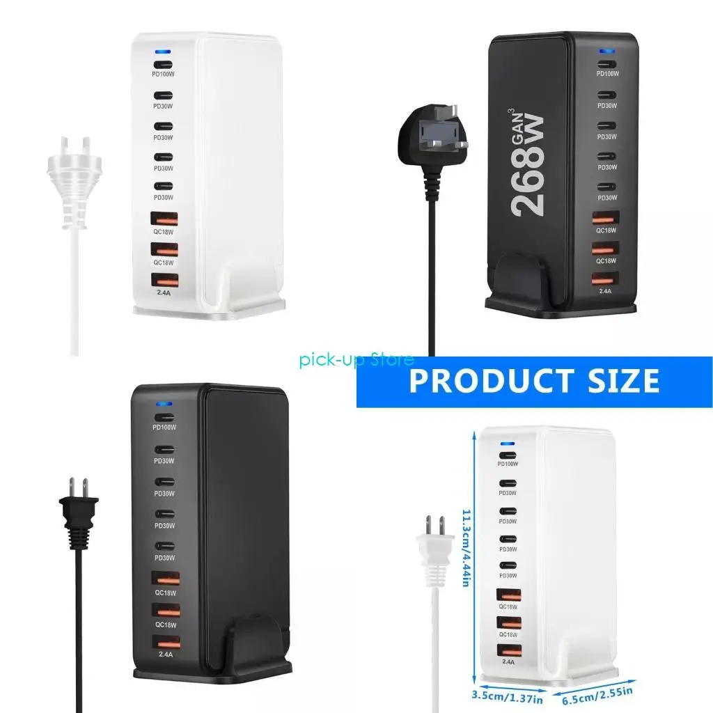 Q5WA USB C Chargers Fast Charging 268W TypeC PD QC3.0 Adapters For Phone
Q5WA USB C Chargers Fast Charging 268W TypeC PD QC3.0 Adapters For Phone