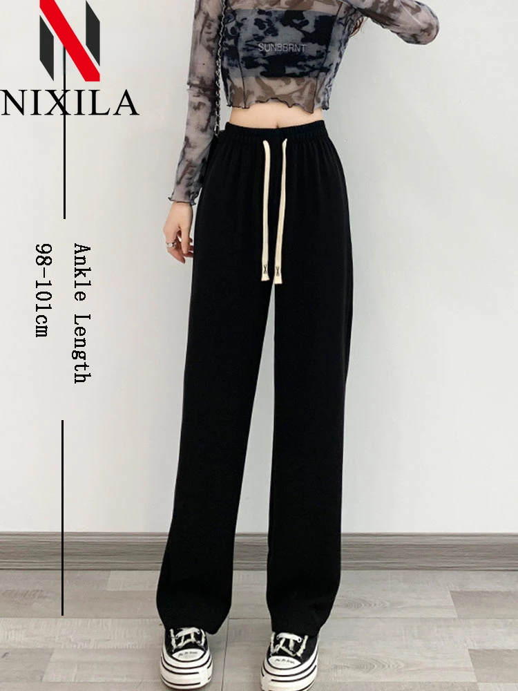 New in Summer Spring Women Pants Korean Casual Wide Leg Trousers Loose Sweatpants Streetwear High Waist Baggy Pants Women 2024
New in Summer Spring Women Pants Korean Casual Wide Leg Trousers Loose Sweatpants Streetwear High Waist Baggy Pants Women 2024