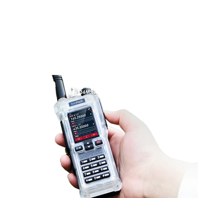GT-12 PRO multi-band handheld walkie-talkie, outdoor handset APP writing frequency sweep frequency
GT-12 PRO multi-band handheld walkie-talkie, outdoor handset APP writing frequency sweep frequency