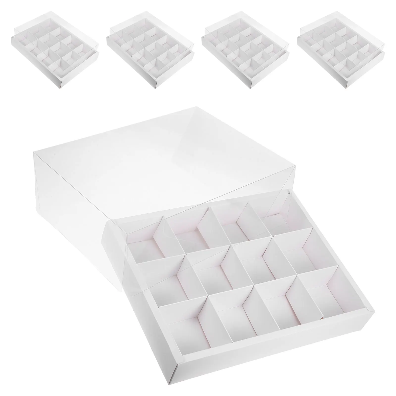 5pcs Cupcake Containers Transparent Dessert Boxes Practical Holders Break Resistance Easy Storage Cake Packaging Plastic Food
5pcs Cupcake Containers Transparent Dessert Boxes Practical Holders Break Resistance Easy Storage Cake Packaging Plastic Food