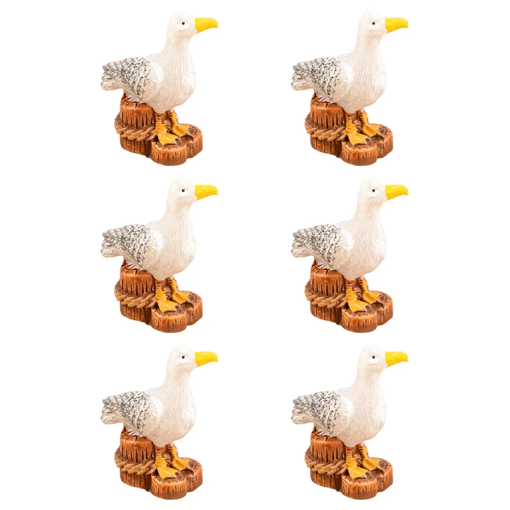 6 Pcs Tiny Mediterranean Micro Landscape Wicker Resin Seagull Figurine House Decor
6 Pcs Tiny Mediterranean Micro Landscape Wicker Resin Seagull Figurine House Decor