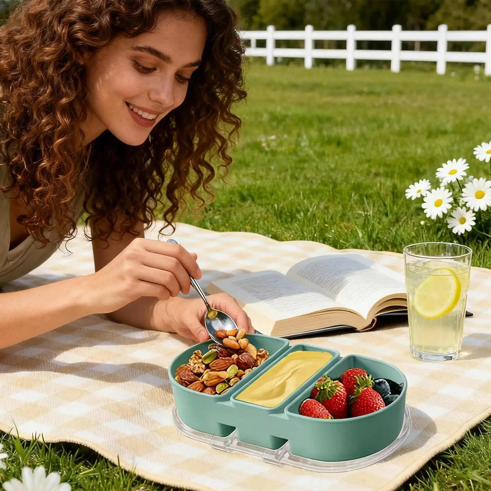 Meal Prep Snack Containers Divided Bowl With Lid Silicone Kitchen Storage Box For Sauce Salad Fruit Nut Condiment Travel
Meal Prep Snack Containers Divided Bowl With Lid Silicone Kitchen Storage Box For Sauce Salad Fruit Nut Condiment Travel