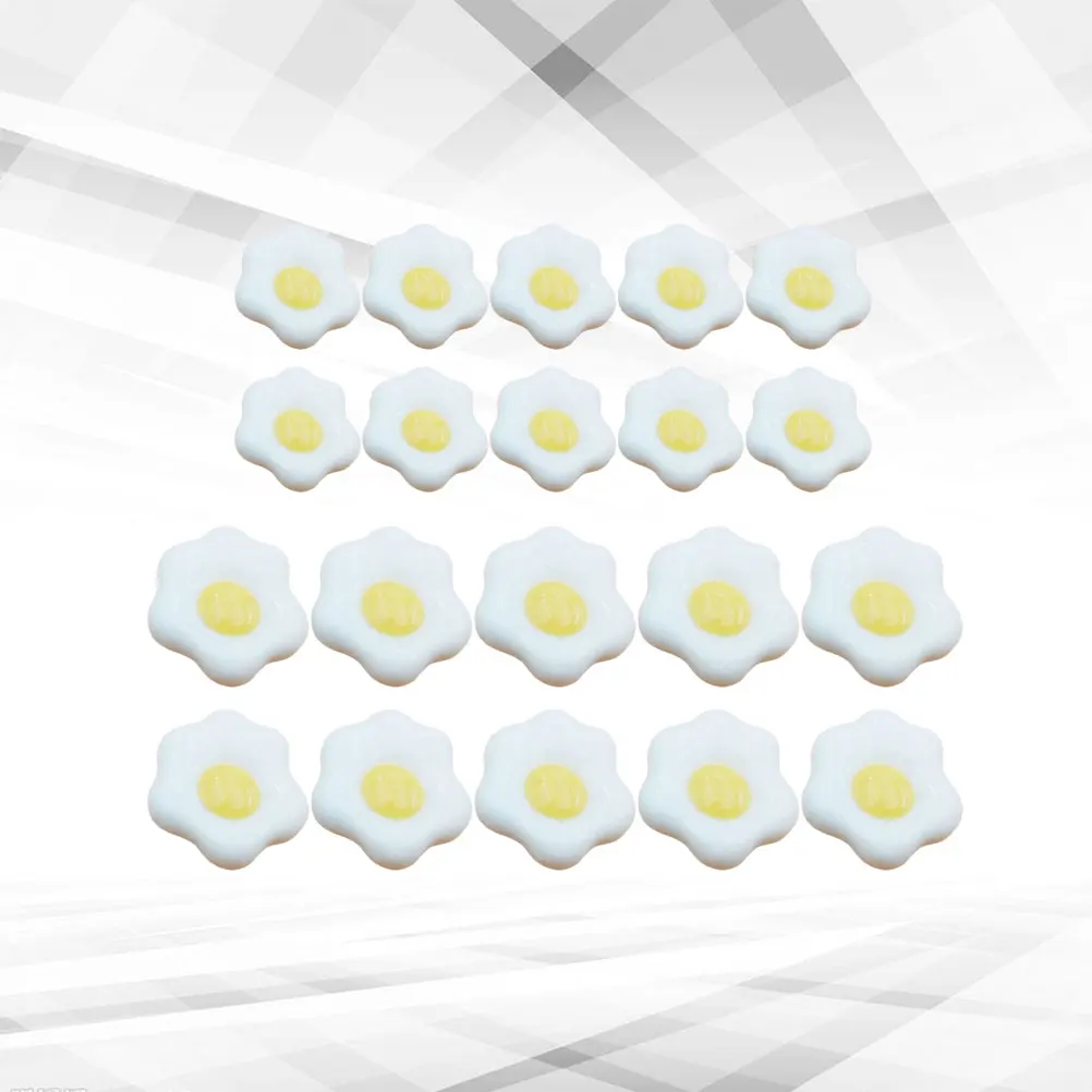 20Pcs Simulation Fried Egg Resin DIY Craft Accessories for Phone Shell Scrapbook Hairpin Decoration High Quality Handcraft
20Pcs Simulation Fried Egg Resin DIY Craft Accessories for Phone Shell Scrapbook Hairpin Decoration High Quality Handcraft