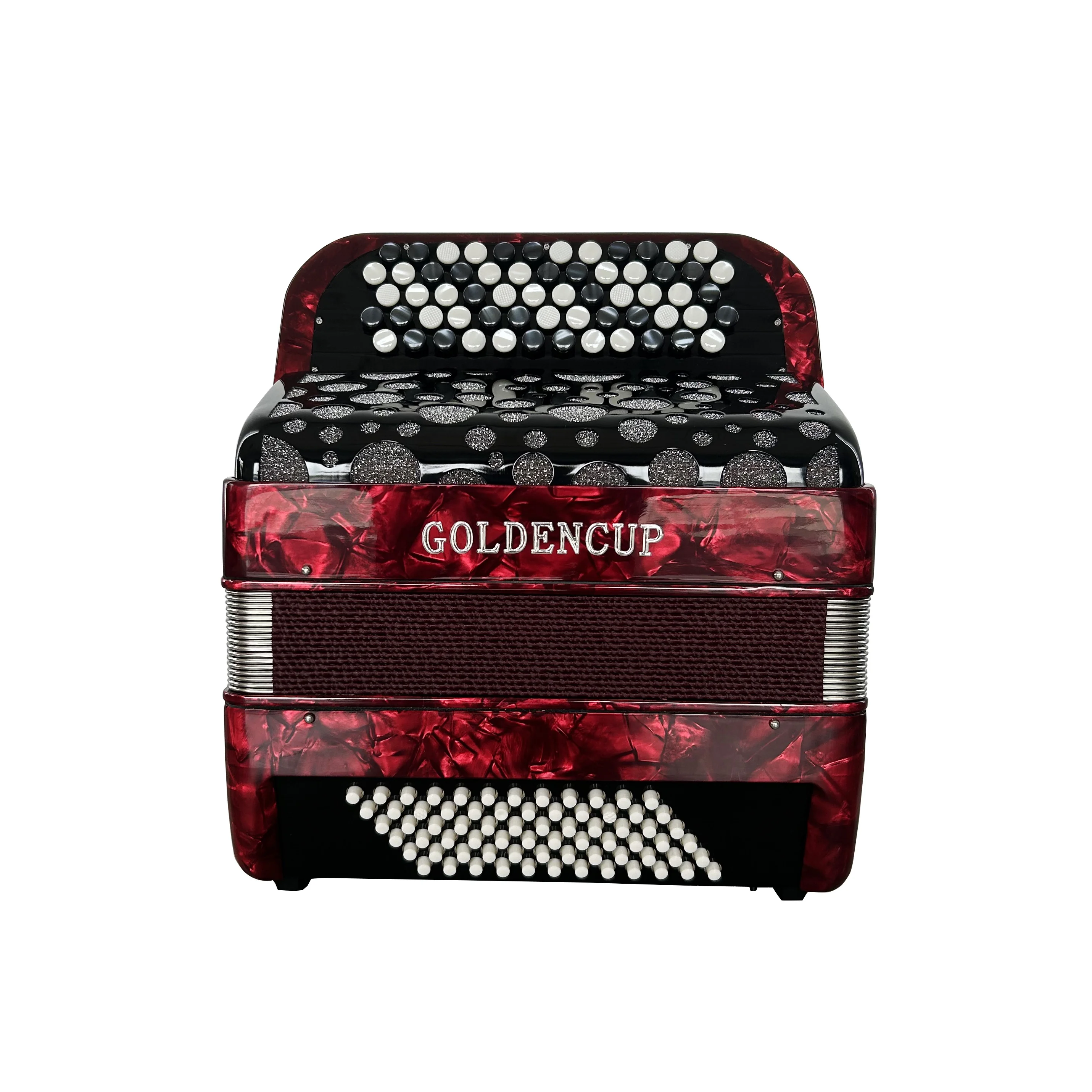 OEM Professional 62 Button Accordion JB5072 72 Bass 34 Tones Diatonic Accordeon Red Celluloid Button Wood Instrument
OEM Professional 62 Button Accordion JB5072 72 Bass 34 Tones Diatonic Accordeon Red Celluloid Button Wood Instrument