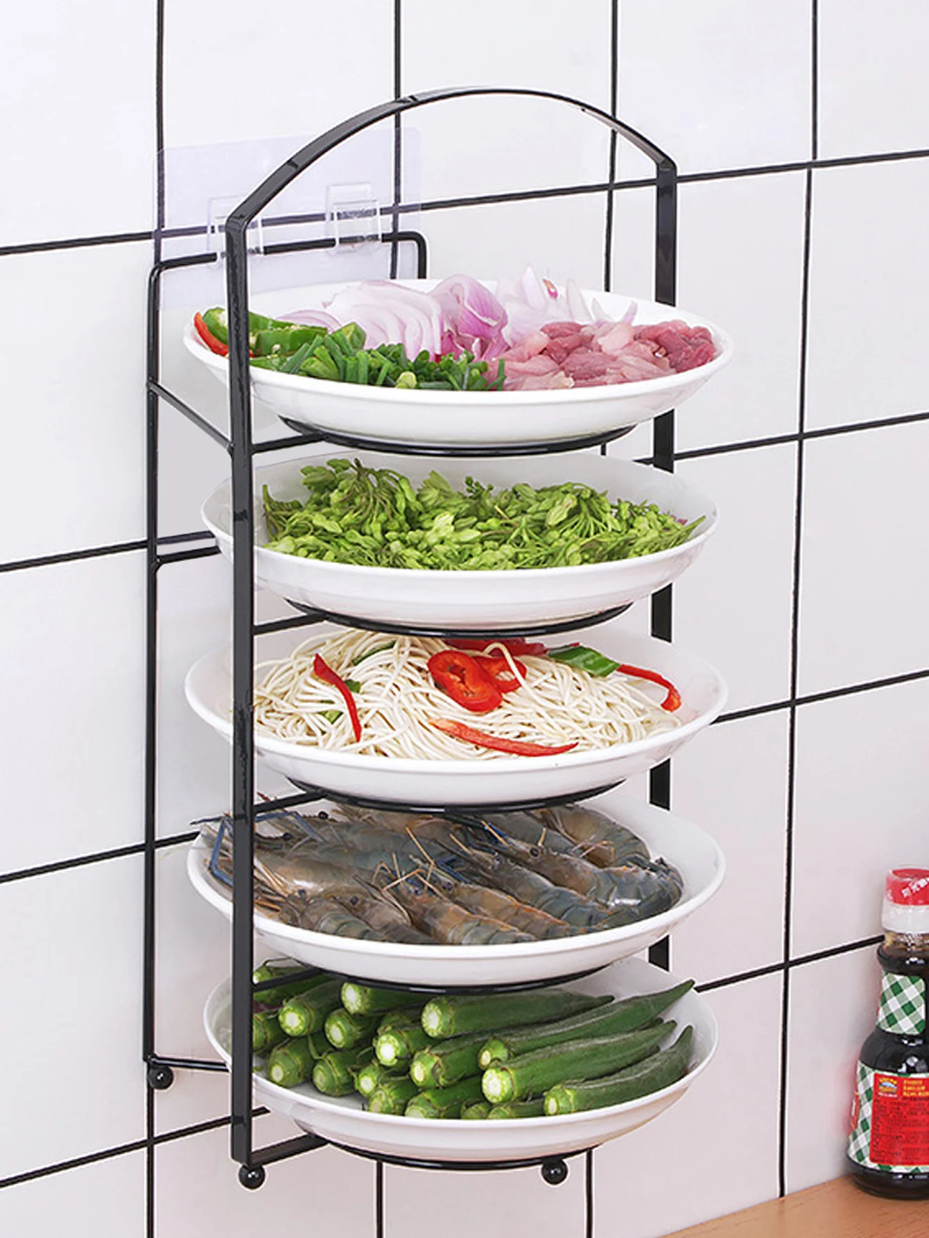 5-Tier Kitchen Rack Stand Metal Shelf Rack Multi-Layer Storage Organizer Space Saving No Drilling Storage Rack for Living Room
5-Tier Kitchen Rack Stand Metal Shelf Rack Multi-Layer Storage Organizer Space Saving No Drilling Storage Rack for Living Room