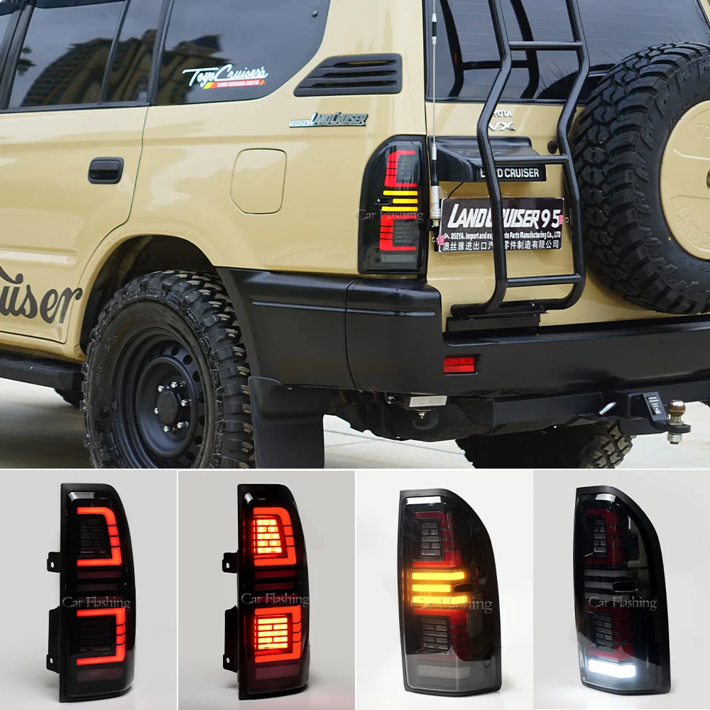 For Toyota 96-02 Land Cruiser 3400 FJ90 LC95 rear tail light LED tail light assembly
For Toyota 96-02 Land Cruiser 3400 FJ90 LC95 rear tail light LED tail light assembly