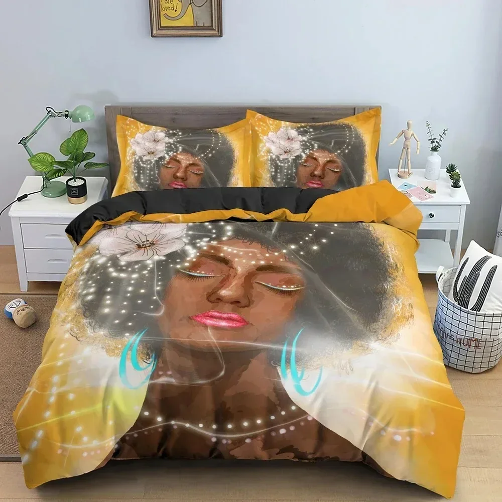 TOP Beautiful Curly Hair Girl Pattern Bedding Set Luxury Cozy Duvet Cover Home Textile King Queen Double Twin Size Bedclothes
TOP Beautiful Curly Hair Girl Pattern Bedding Set Luxury Cozy Duvet Cover Home Textile King Queen Double Twin Size Bedclothes