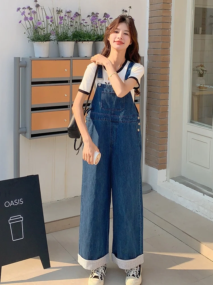 Lazy Style Denim Overalls Women's Jumpsuit Summer 2026 High Waist Wide Leg Pants Long Trousers Versatile Casual Fashion
Lazy Style Denim Overalls Women's Jumpsuit Summer 2026 High Waist Wide Leg Pants Long Trousers Versatile Casual Fashion