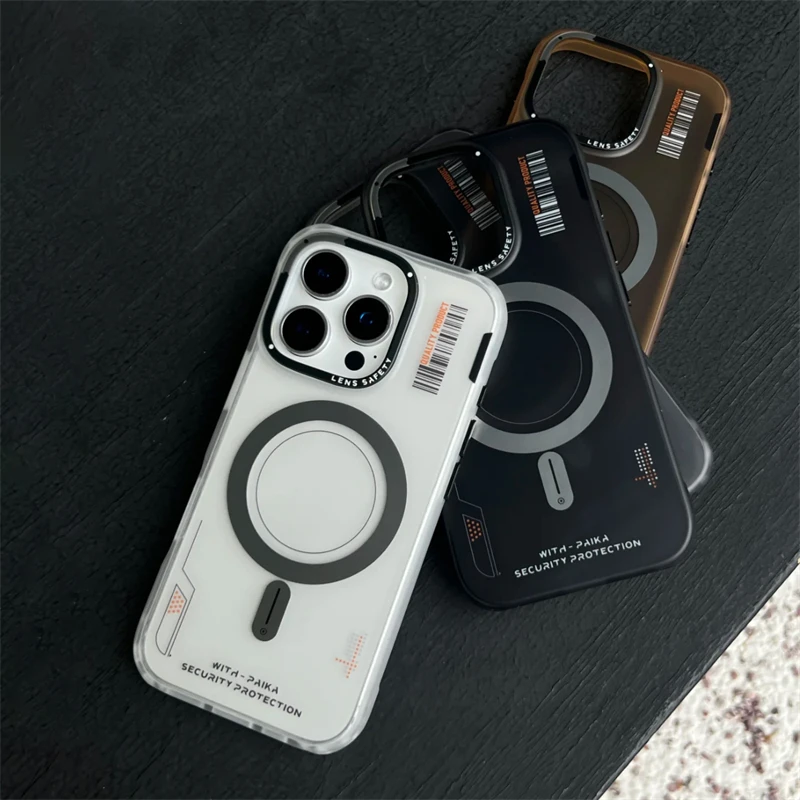 Luxury Magnetic Wireless Charging Phone Case For iPhone 16 15 14 13 Pro Max For Magsafe Bumper Frosted Hard PC Shockproof Cover
Luxury Magnetic Wireless Charging Phone Case For iPhone 16 15 14 13 Pro Max For Magsafe Bumper Frosted Hard PC Shockproof Cover