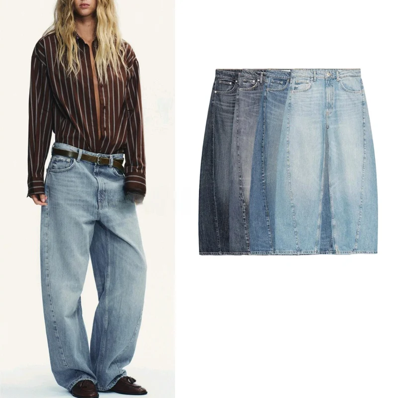 Winter New Women's Zipper Long Waist Balloon Style Scythe Jeans Neutral Loose Fit Natural Waist Polyester Fiber
Winter New Women's Zipper Long Waist Balloon Style Scythe Jeans Neutral Loose Fit Natural Waist Polyester Fiber