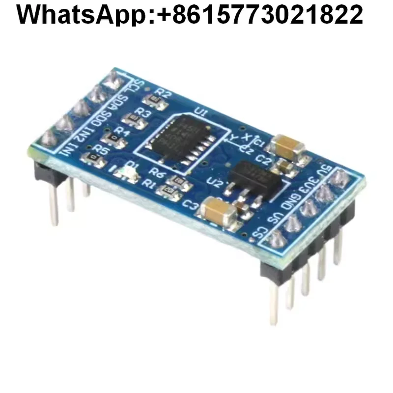 ADXL345 chip, tilt angle digital three-axis gravity acceleration tilt angle sensor module IIC SPI
ADXL345 chip, tilt angle digital three-axis gravity acceleration tilt angle sensor module IIC SPI