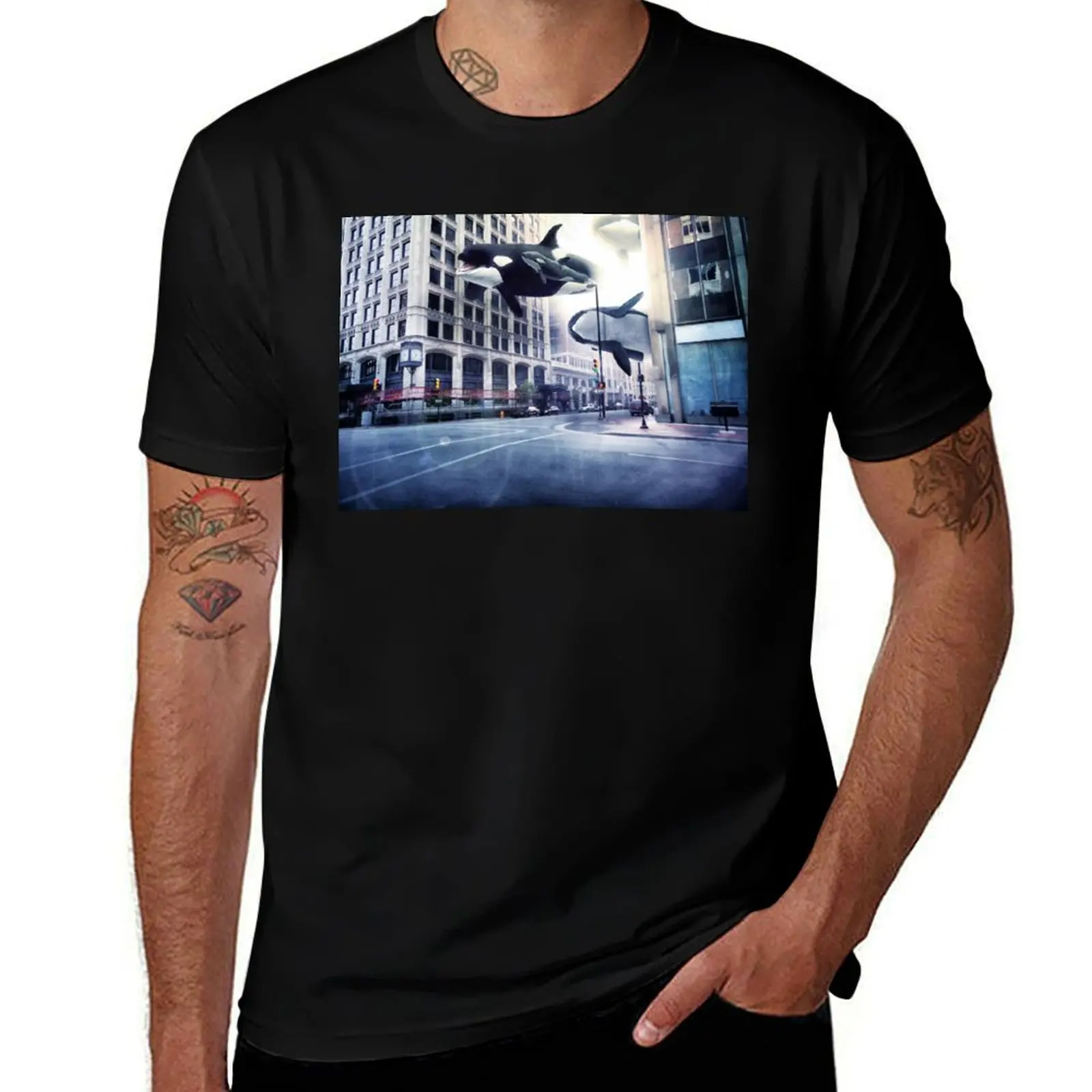 City of whales T-Shirt Minimalist Graphic Tee Shirt
City of whales T-Shirt Minimalist Graphic Tee Shirt