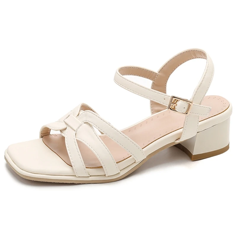 Women's Sandals 2026 New Summer Thick Heel Buckle Casual Versatile Outdoor Footwear Low Heel Comfortable Leather Shoes Girls
Women's Sandals 2026 New Summer Thick Heel Buckle Casual Versatile Outdoor Footwear Low Heel Comfortable Leather Shoes Girls