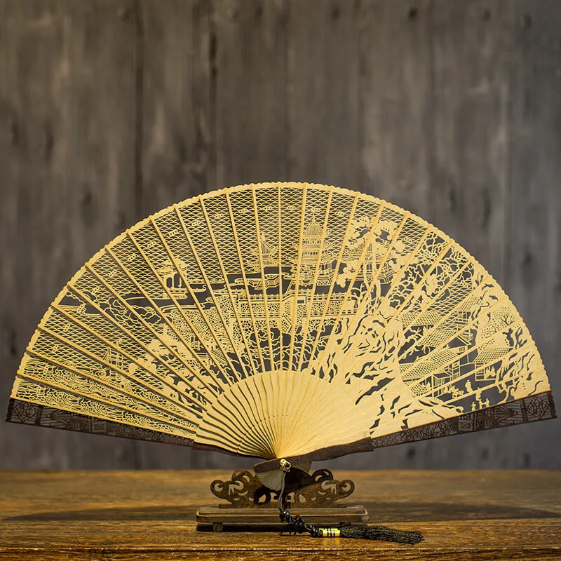 Китайский веер из сандалового дерева - 7-дюймовый резной складной веер из бирманского благовония, подарочный веер в китайском стиле
Китайский веер из сандалового дерева - 7-дюймовый резной складной веер из бирманского благовония, подарочный веер в китайском стиле
