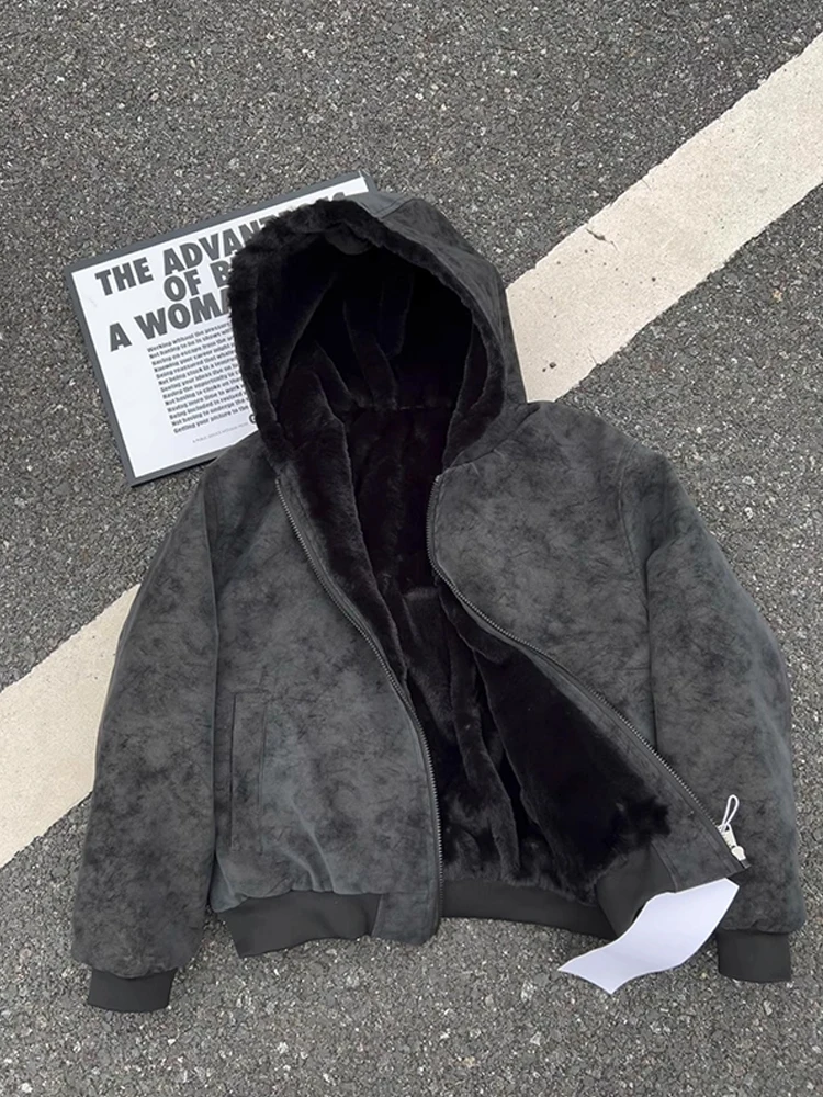 American Sle Dyed Lamb Fur Jaet Cotton Coat Men's Winter Fce Lined Hooded Motorcycle Jaet Biker Winter Outerwear
American Sle Dyed Lamb Fur Jaet Cotton Coat Men's Winter Fce Lined Hooded Motorcycle Jaet Biker Winter Outerwear