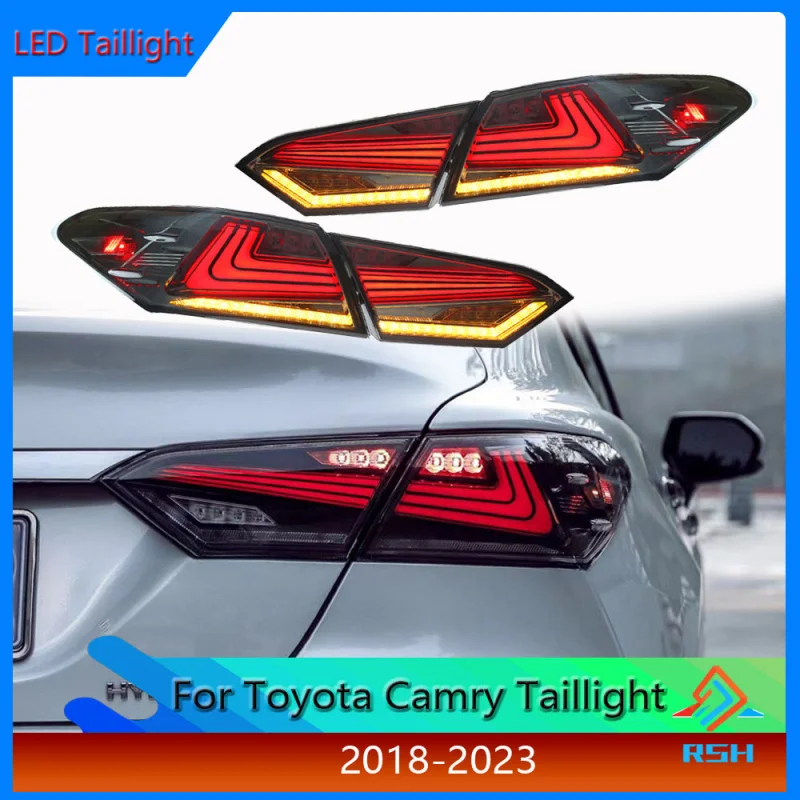 For Toyota Camry Taillight Assembly 2018-2023 Modification Dynamic Scanning LED Running Light Streamer Turn Signal Rear Lamp
For Toyota Camry Taillight Assembly 2018-2023 Modification Dynamic Scanning LED Running Light Streamer Turn Signal Rear Lamp