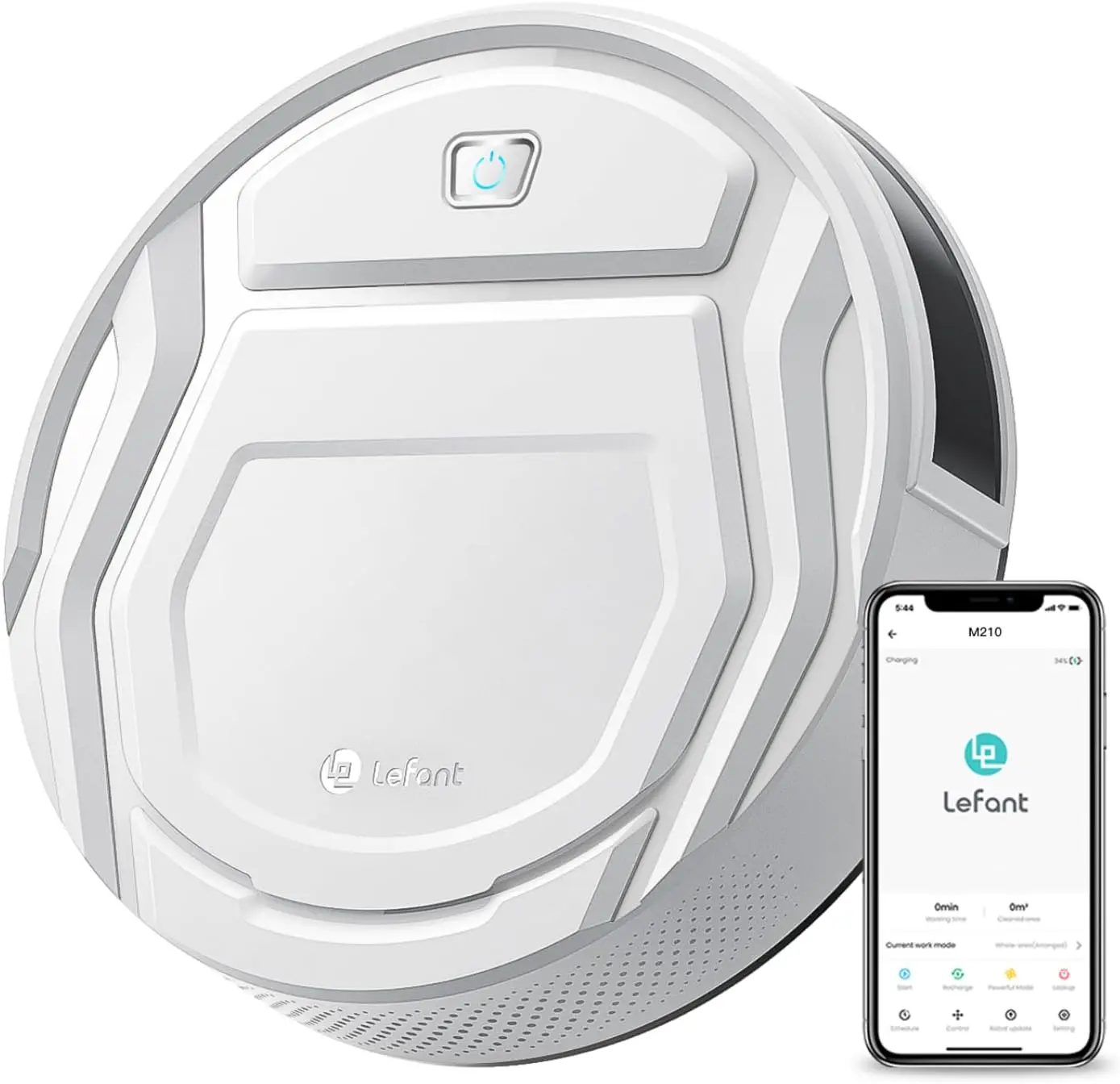 Robot Vacuum Cleaner, Strong Suction, 120 Mins Runtime, Slim, Low Noise, Auto Charging, Wi-Fi/App/Alexa Control, Pet Hair Hard Floor Daily Clean
Robot Vacuum Cleaner, Strong Suction, 120 Mins Runtime, Slim, Low Noise, Auto Charging, Wi-Fi/App/Alexa Control, Pet Hair Hard Floor Daily Clean