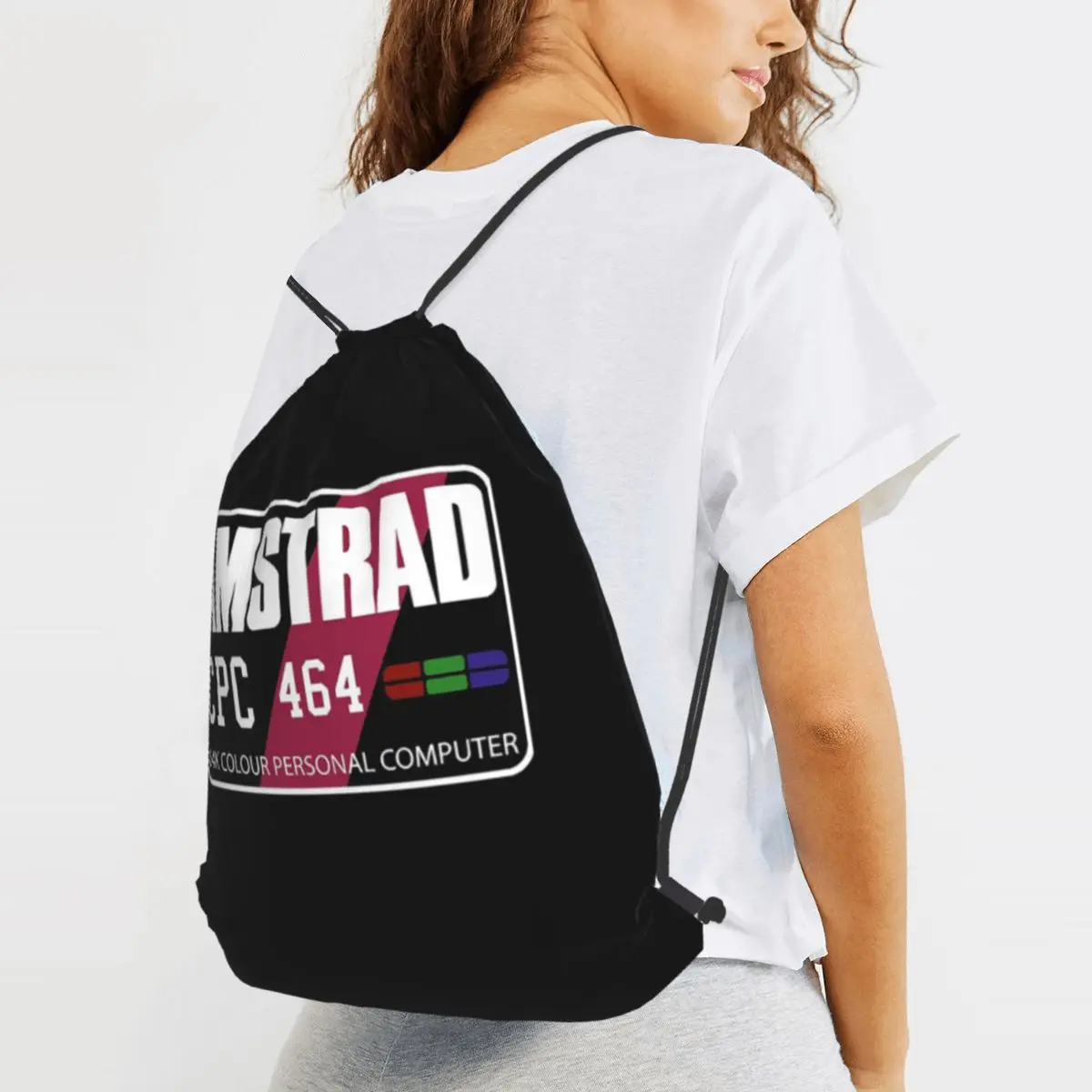 Retro Computer Games Amstrad CPC 464 Personal Computer Backpacks Drawstring Bags Storage Bag Book Bags for Man Woman School
Retro Computer Games Amstrad CPC 464 Personal Computer Backpacks Drawstring Bags Storage Bag Book Bags for Man Woman School