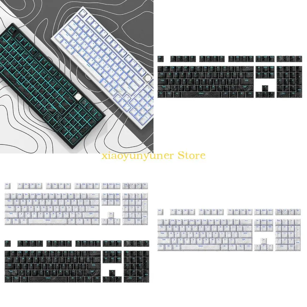 P9JB Elegant Translucents Front Engraveds Backlits Keycap 108Pcs Comfort Height Line for Mechanical Keyboards
P9JB Elegant Translucents Front Engraveds Backlits Keycap 108Pcs Comfort Height Line for Mechanical Keyboards