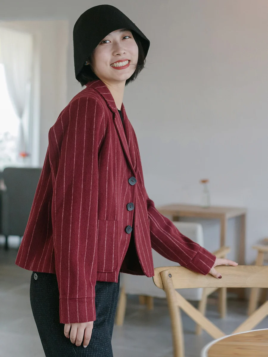 Костюм из шерсти WuGe Original Design, красный в полоску, осенне-зимняя верхняя одежда, женский, классический, на одной пуговице
Костюм из шерсти WuGe Original Design, красный в полоску, осенне-зимняя верхняя одежда, женский, классический, на одной пуговице