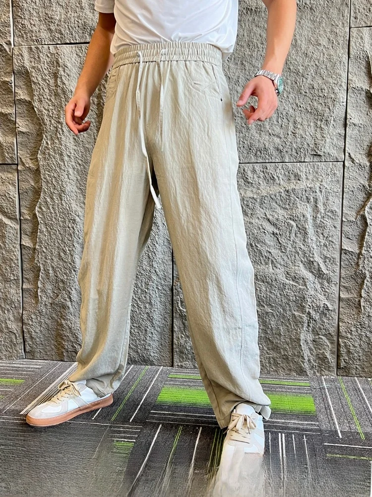 Line! Linen Cotton! Cool Breathable! Spring Summer Men's New Commuter Casual Pants Straight Leg Elastic Waist Casual...
Line! Linen Cotton! Cool Breathable! Spring Summer Men's New Commuter Casual Pants Straight Leg Elastic Waist Casual...