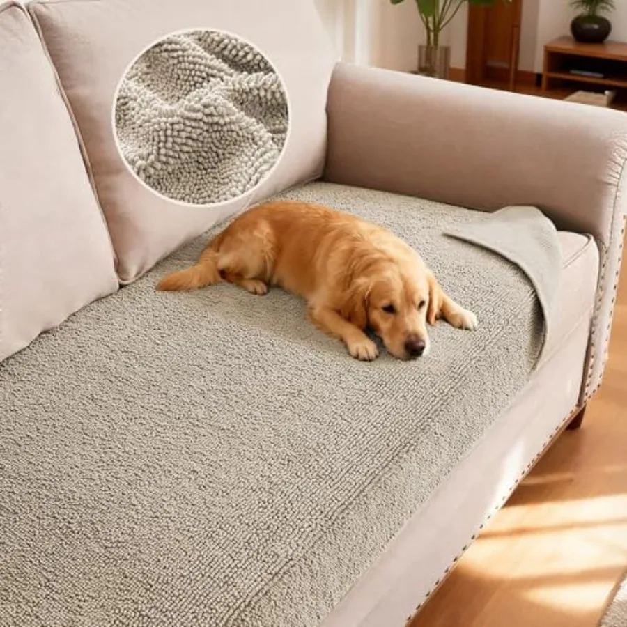 Non Slip Pet Couch Cover Chenille Dog Bed Protector Thick Soft Sofa Slipcover Pet Friendly Washable Couch Cushion Covers for Pe
Non Slip Pet Couch Cover Chenille Dog Bed Protector Thick Soft Sofa Slipcover Pet Friendly Washable Couch Cushion Covers for Pe