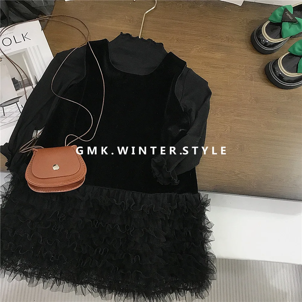 Весенне-осенняя новая корейская бархатная сетчатая жилетка для девочек, юбка в стиле Хепберн, платье на день рождения, юбка
Весенне-осенняя новая корейская бархатная сетчатая жилетка для девочек, юбка в стиле Хепберн, платье на день рождения, юбка