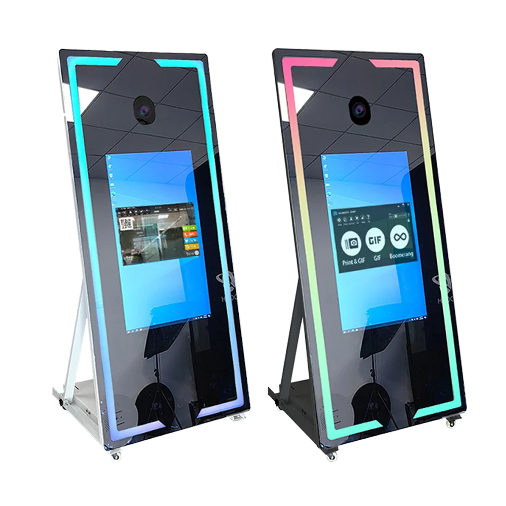 2025 Magic Mirror Photo Booth With Integrated Camera And Printer Kiosk 'Mirror Me' Picture Booth
2025 Magic Mirror Photo Booth With Integrated Camera And Printer Kiosk 'Mirror Me' Picture Booth