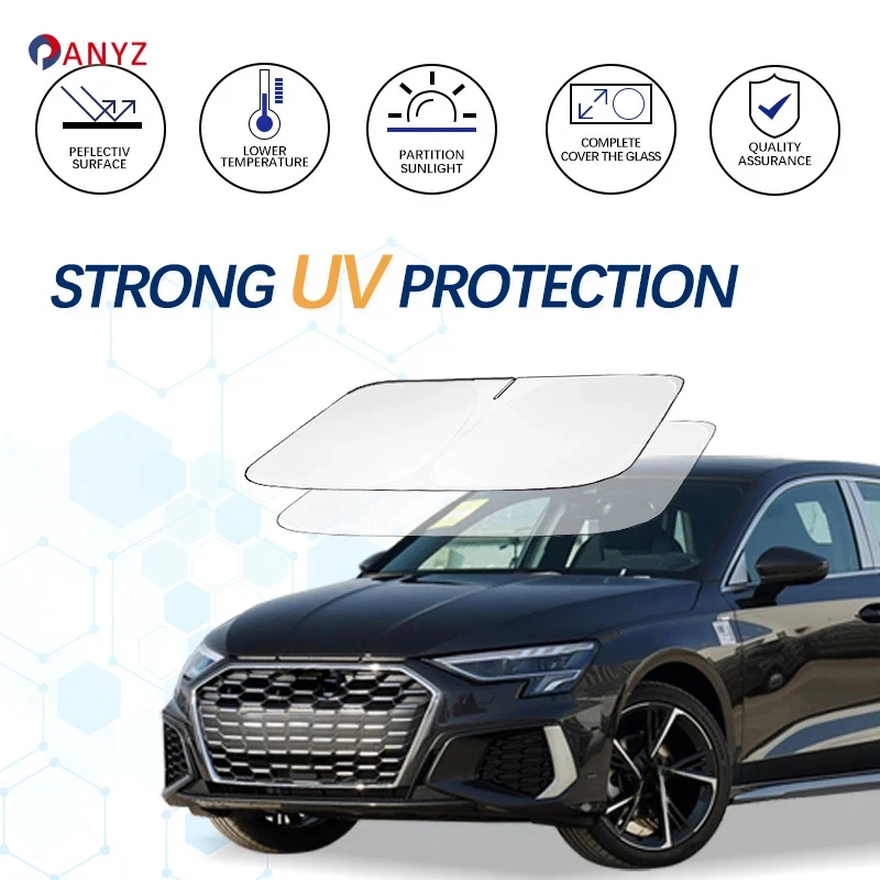 Windshield Sun Shade For Audi A3 8P 8V 8L A1 2014-2025 Sunshade Sun Visor Protector Foldable Blocks UV Rays Keep Your Car Cooler
Windshield Sun Shade For Audi A3 8P 8V 8L A1 2014-2025 Sunshade Sun Visor Protector Foldable Blocks UV Rays Keep Your Car Cooler
