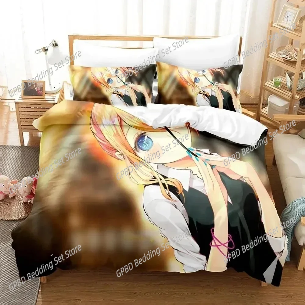 Anime Kaguya-Sama Love Is War Bedding Set For Bedroom Soft Modern Bedspreads Comefortable Duvet Cover Quilt Cover And Pillowcase
Anime Kaguya-Sama Love Is War Bedding Set For Bedroom Soft Modern Bedspreads Comefortable Duvet Cover Quilt Cover And Pillowcase