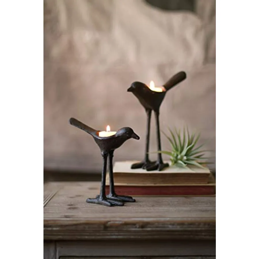 CYB1131 Set of Cast Iron Bird Tea Light Holders, One Size, Brown
CYB1131 Set of Cast Iron Bird Tea Light Holders, One Size, Brown