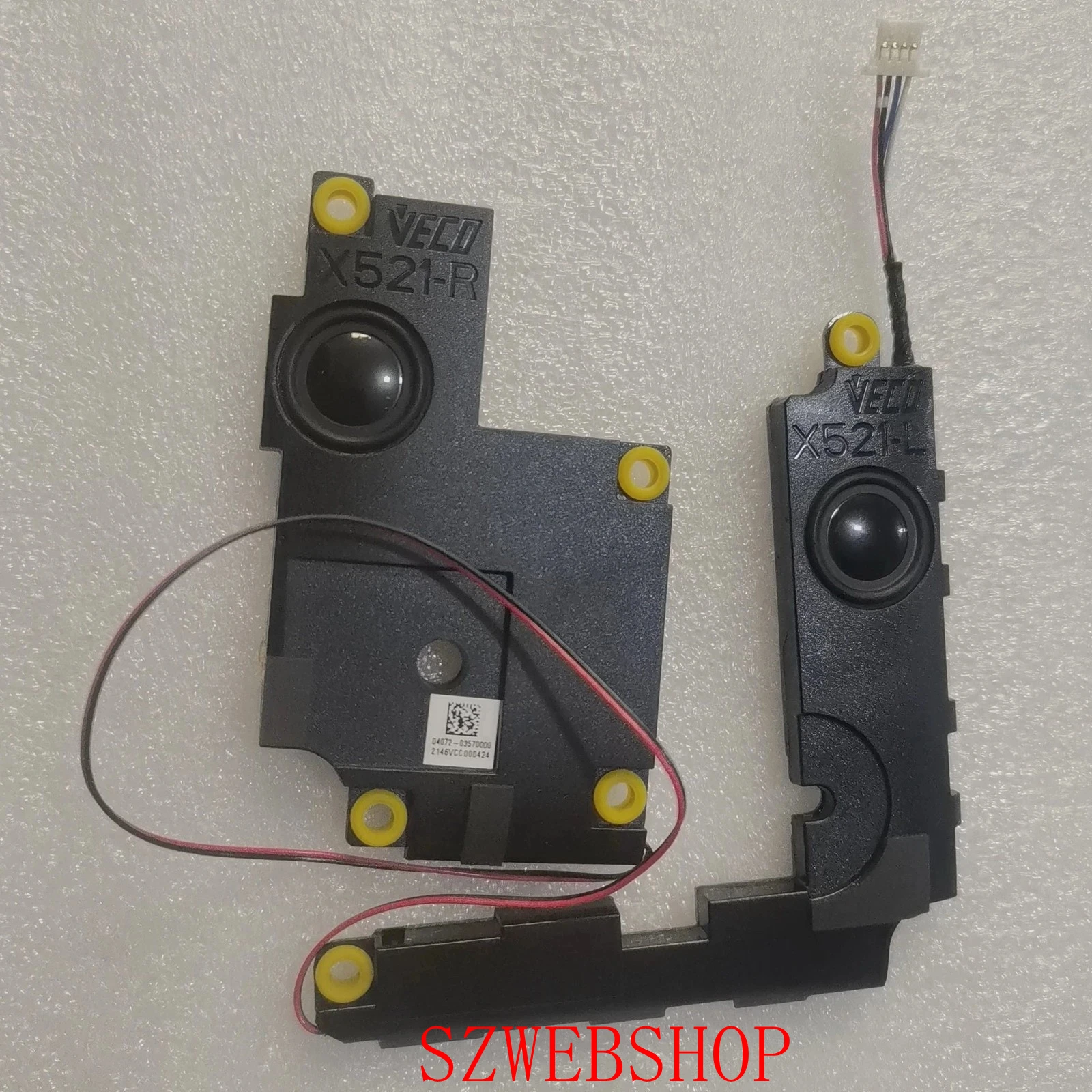 NEW For ASUS X521 X521FL internal Laptop speaker R+L 04072-03570000
NEW For ASUS X521 X521FL internal Laptop speaker R+L 04072-03570000