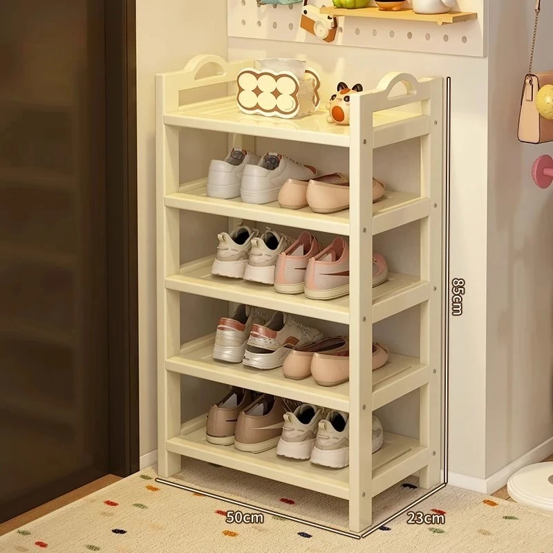 Multi layer shoe rack, simple milky white shoe cabinet,bamboo multi-layer storage rack,household cream style narrow shoe cabinet
Multi layer shoe rack, simple milky white shoe cabinet,bamboo multi-layer storage rack,household cream style narrow shoe cabinet