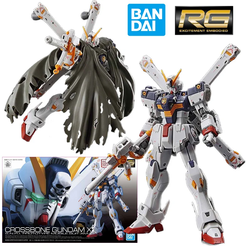 Bandai RG 1/144 Crossbone Gundam X1 14 см аниме Оригинальная фигурка Сборная модель детская игрушка подарок на день рождения Коллекция
Bandai RG 1/144 Crossbone Gundam X1 14 см аниме Оригинальная фигурка Сборная модель детская игрушка подарок на день рождения Коллекция
