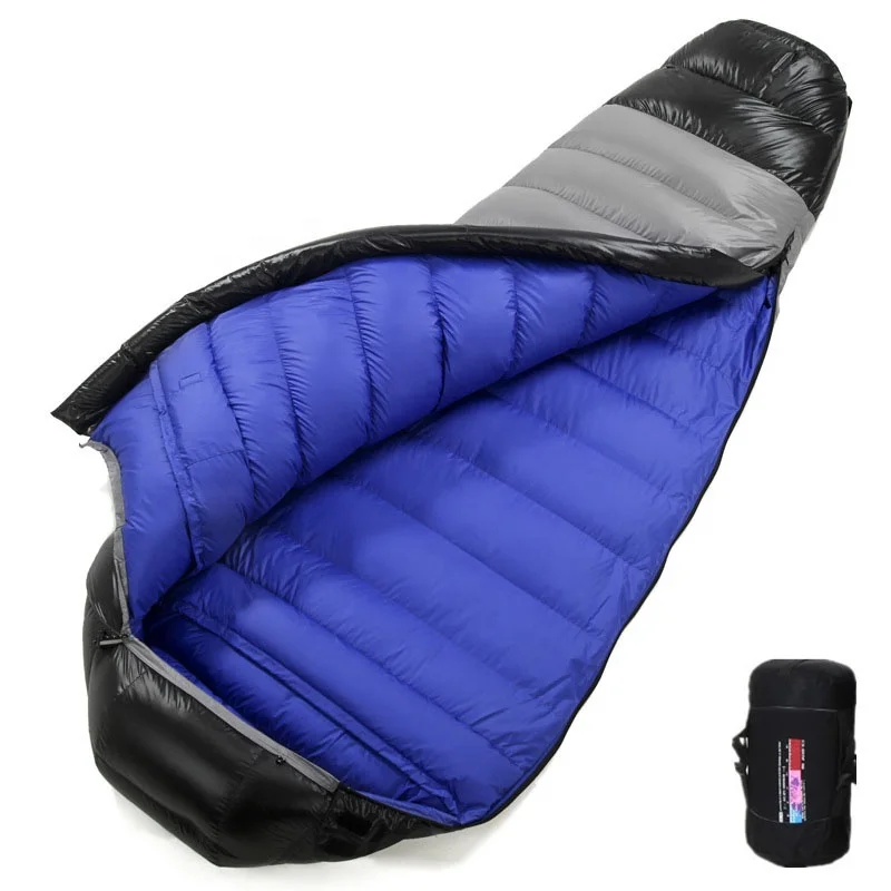 Outdoor Winter Sleeping Bag Camping Goose Down Comfort Ultralight Sleeping Bag With Compression Sack
Outdoor Winter Sleeping Bag Camping Goose Down Comfort Ultralight Sleeping Bag With Compression Sack