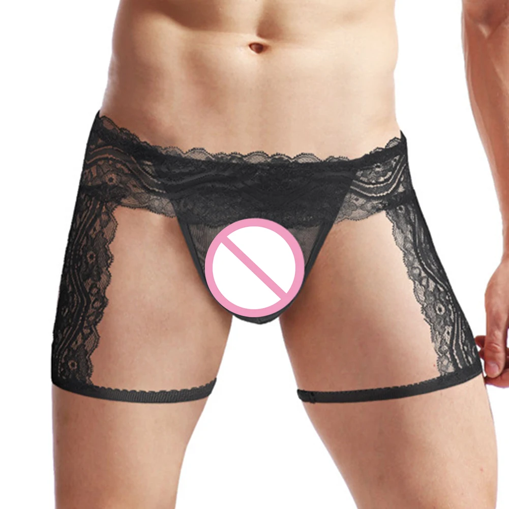 Men Lace Panties Hollow Out Open Buttocks Underpants Bulge Pouch See Through Underwear Erotic Lace Tie Flat Legs Lingerie
Men Lace Panties Hollow Out Open Buttocks Underpants Bulge Pouch See Through Underwear Erotic Lace Tie Flat Legs Lingerie