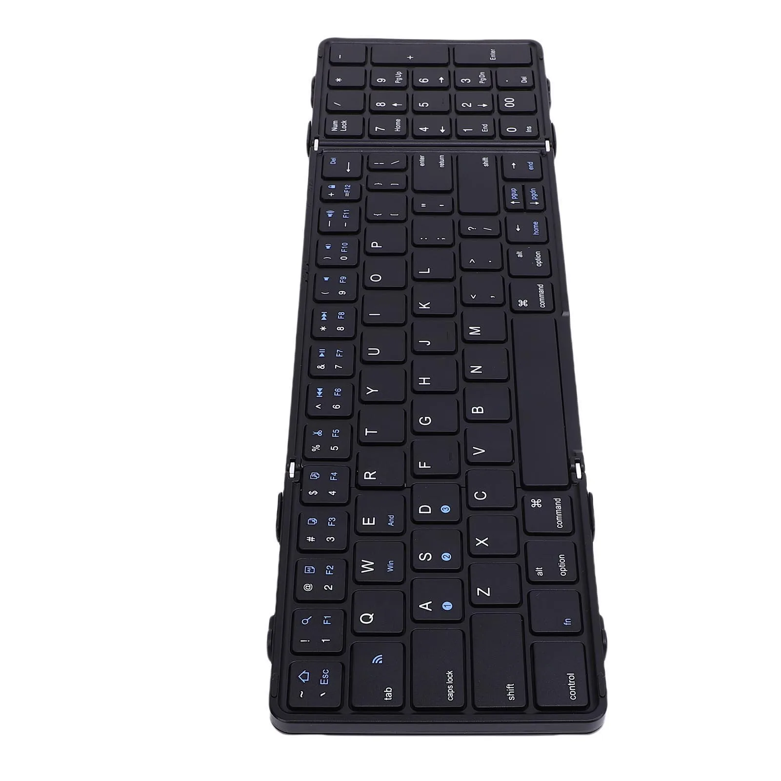 Foldable Bluetooth Keyboard Rechargeable Portable Wireless Keyboard PU Leather Back Cover for Home Business Travel
Foldable Bluetooth Keyboard Rechargeable Portable Wireless Keyboard PU Leather Back Cover for Home Business Travel