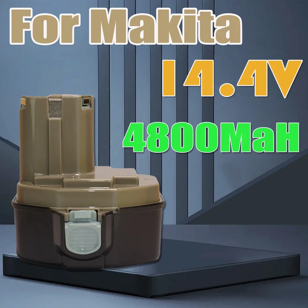 Makita 14.4V 4800mAh NI-Mh Power Tool Battery Battery for Makita PA14 1422,1420 192600-1 6281D 6280D Tool battery 5.0
Makita 14.4V 4800mAh NI-Mh Power Tool Battery Battery for Makita PA14 1422,1420 192600-1 6281D 6280D Tool battery 5.0