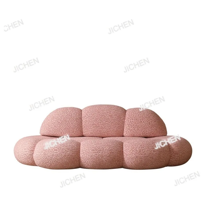 Cloud sofa living room fabric pink three people cream wind without armrests bedroom Internet celebrity petal sofa
Cloud sofa living room fabric pink three people cream wind without armrests bedroom Internet celebrity petal sofa