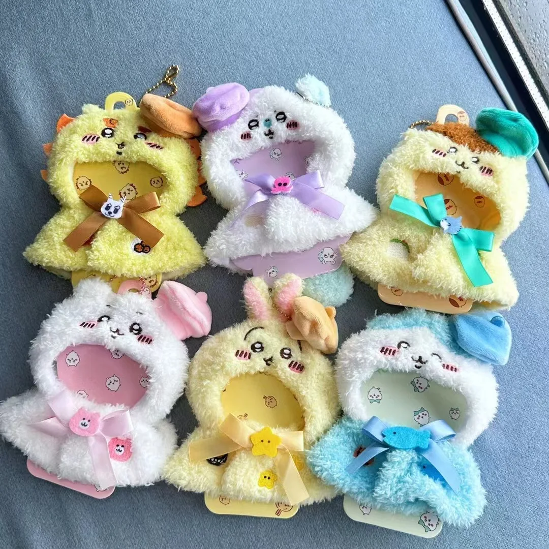 Japanese Anime ckw Plush Doll Cloak Cute Usagi Hachiware chii Outfit Soft Costume for 10-15cm Plush Toys
Japanese Anime ckw Plush Doll Cloak Cute Usagi Hachiware chii Outfit Soft Costume for 10-15cm Plush Toys