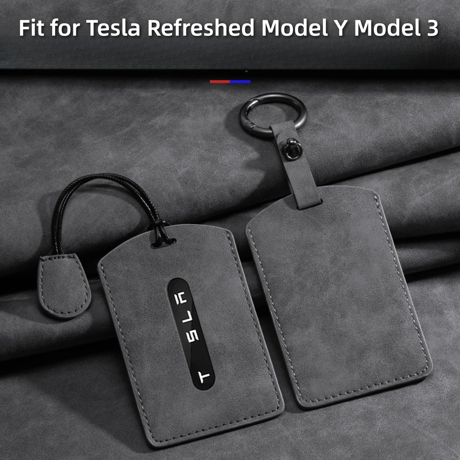 Подходит для Tesla Model Y Model 3 2021-2025, автомобильный держатель для ключей, чехол для смарт-карт NFC, замшевый защитный чехол
Подходит для Tesla Model Y Model 3 2021-2025, автомобильный держатель для ключей, чехол для смарт-карт NFC, замшевый защитный чехол