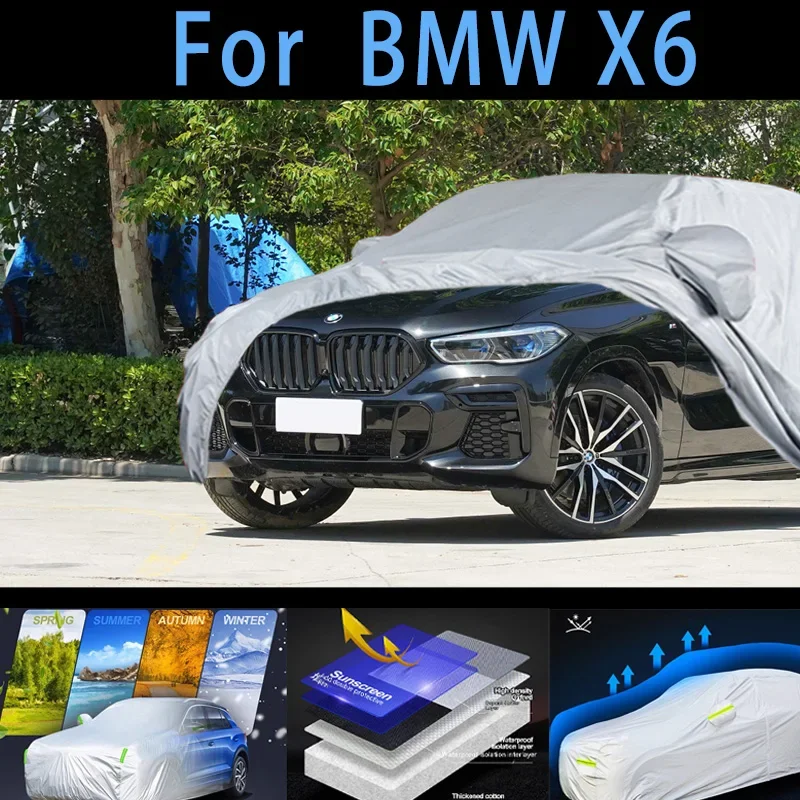 For BMW x6 Car protective cover,sun protection,rain protection, UV protection,dust prevention auto paint protective
For BMW x6 Car protective cover,sun protection,rain protection, UV protection,dust prevention auto paint protective