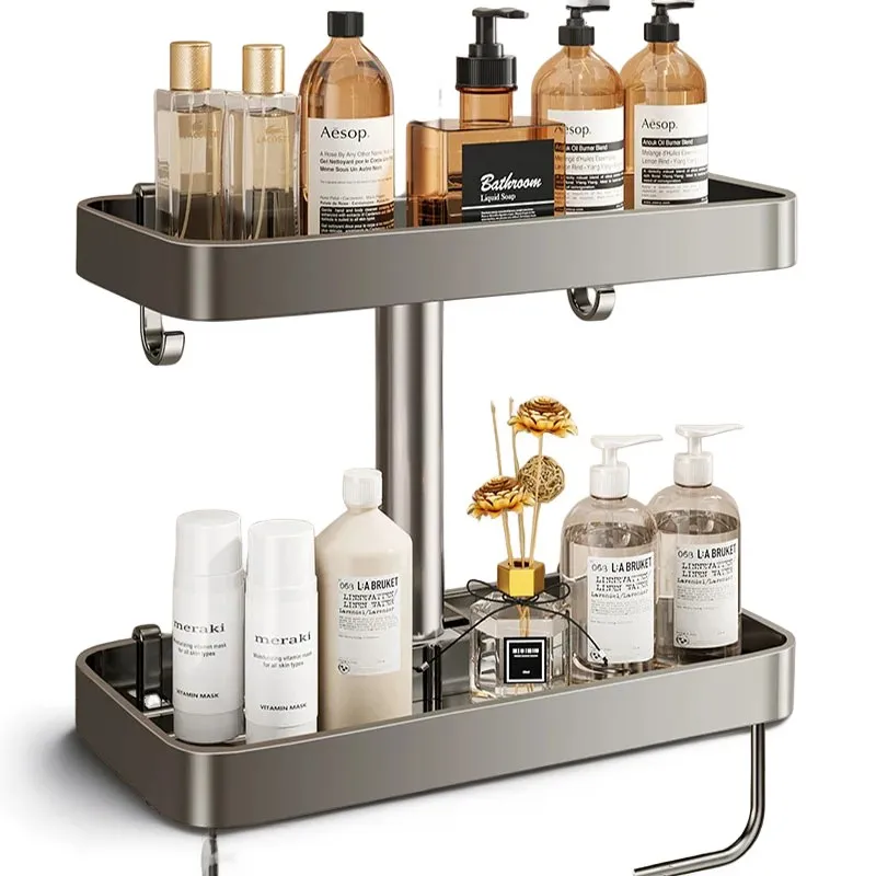 Bathroom Shower Rod Storage Rack Organizer Aluminum Alloy Shower Gel Shampoo Tray Holder Shower Gel Shampoo Organizer Rack Racks
Bathroom Shower Rod Storage Rack Organizer Aluminum Alloy Shower Gel Shampoo Tray Holder Shower Gel Shampoo Organizer Rack Racks