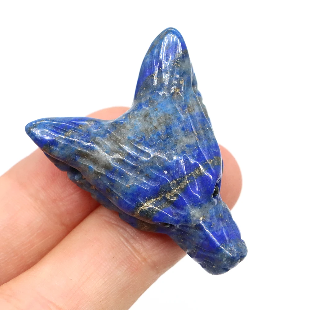 1.5" Wolf Head Pendant Natural Stone Carved Healing Crystal Reiki Animal Statue Handcrafts DIY Necklace Jewelry Accessories Gift
1.5" Wolf Head Pendant Natural Stone Carved Healing Crystal Reiki Animal Statue Handcrafts DIY Necklace Jewelry Accessories Gift
