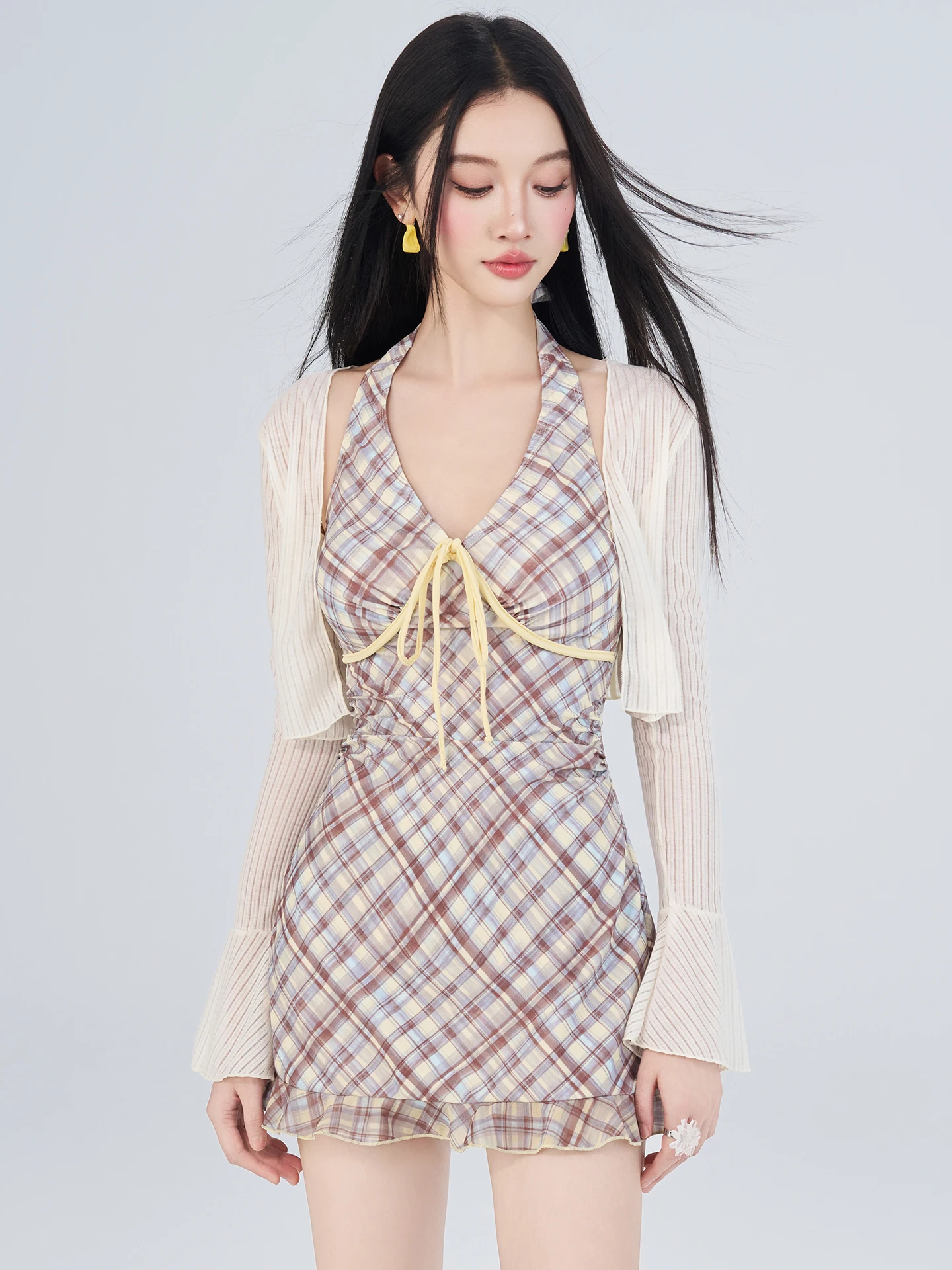 Conservative Ladies One-Piece Swimsuit for Hot Springs 2026 New Sle V-Ne Long Sve Pure Desire Sensation Swimwear
Conservative Ladies One-Piece Swimsuit for Hot Springs 2026 New Sle V-Ne Long Sve Pure Desire Sensation Swimwear