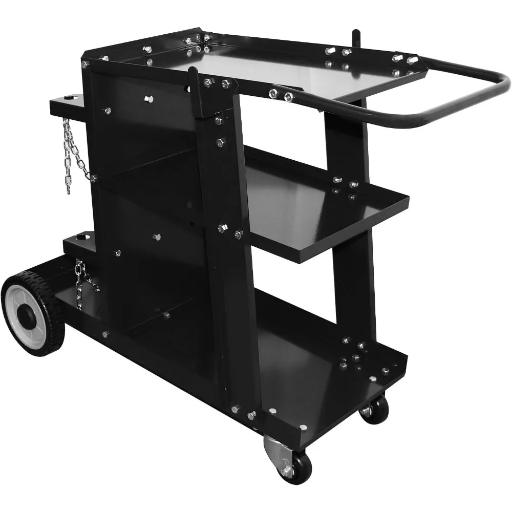 3 Tier Heavy Duty Welding Cart Trolley with Swivel Wheels for MIG TIG Plasma Cutter 400Lbs Capacity
3 Tier Heavy Duty Welding Cart Trolley with Swivel Wheels for MIG TIG Plasma Cutter 400Lbs Capacity