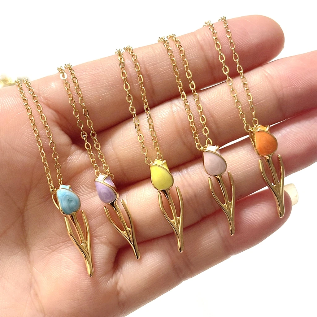 5pcs -23x6mm Enamel Tulip Charms Pendant Cute Flowers DIY Jewelry Making Accessories Findings for Necklace Bracelet Earrings
5pcs -23x6mm Enamel Tulip Charms Pendant Cute Flowers DIY Jewelry Making Accessories Findings for Necklace Bracelet Earrings