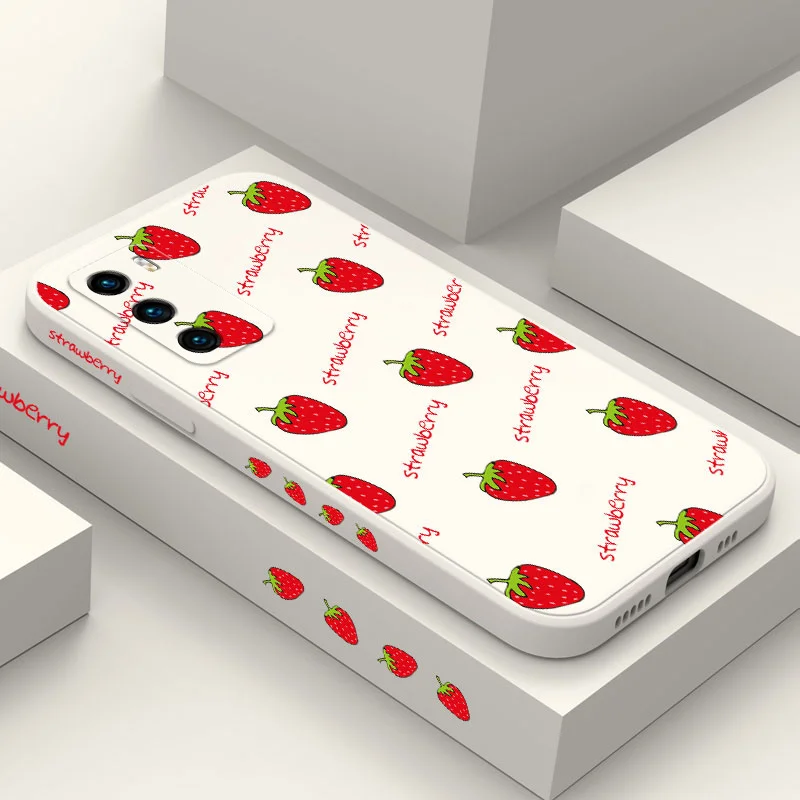 Lucky Strawberry Phone Case For Huawei P40 P50 P30 P20 Pro Lite Nova 5t Y7A Mate 40 30 20 Pro Lite Liquid Silicone Cover
Lucky Strawberry Phone Case For Huawei P40 P50 P30 P20 Pro Lite Nova 5t Y7A Mate 40 30 20 Pro Lite Liquid Silicone Cover