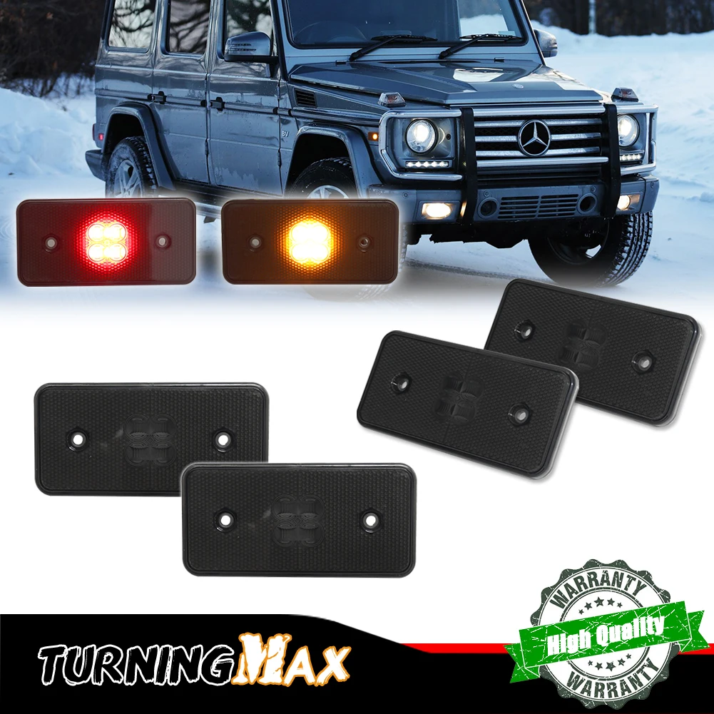 Amber & Red LED Car Front & Rear Side Fender Marker Lights For 2002-2014 Mercedes W463 G-Class G500 G550 G55 G63 AMG
Amber & Red LED Car Front & Rear Side Fender Marker Lights For 2002-2014 Mercedes W463 G-Class G500 G550 G55 G63 AMG