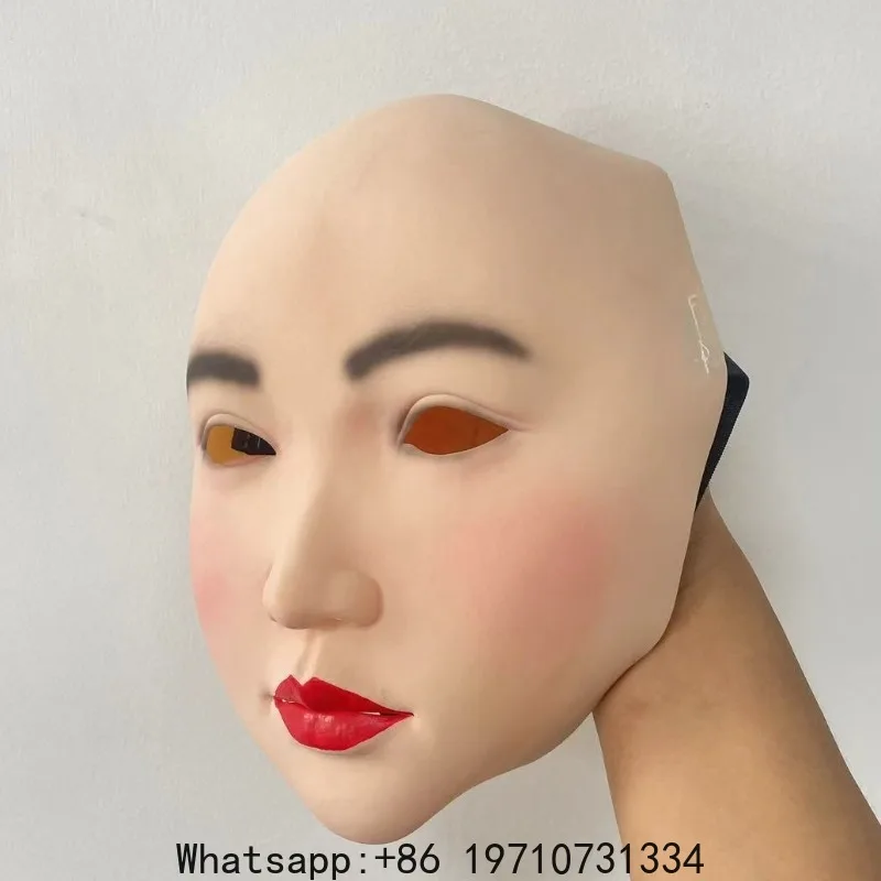 Hot Sale Half Face Beauty Latex Mask Halloween Party Cosplay Accessory for Women
Hot Sale Half Face Beauty Latex Mask Halloween Party Cosplay Accessory for Women